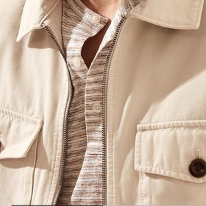 Banana Republic Linen Henley T Shirt